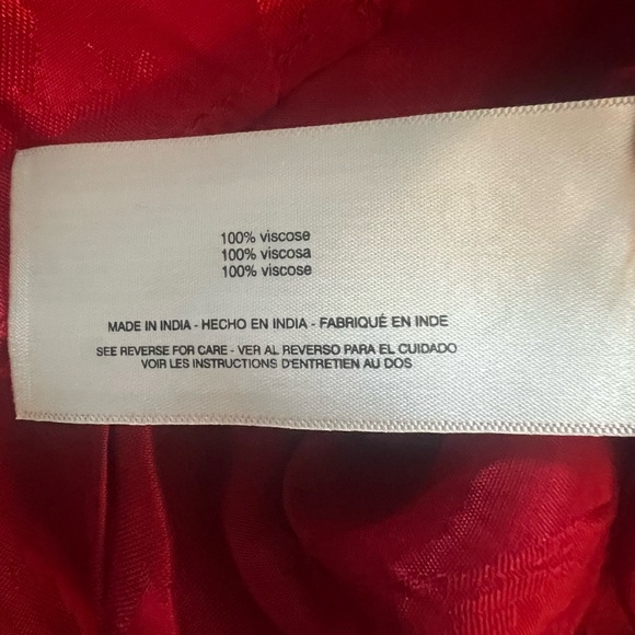 Sam Edelman Red Ruffle Blouse - Picture 3 of 7